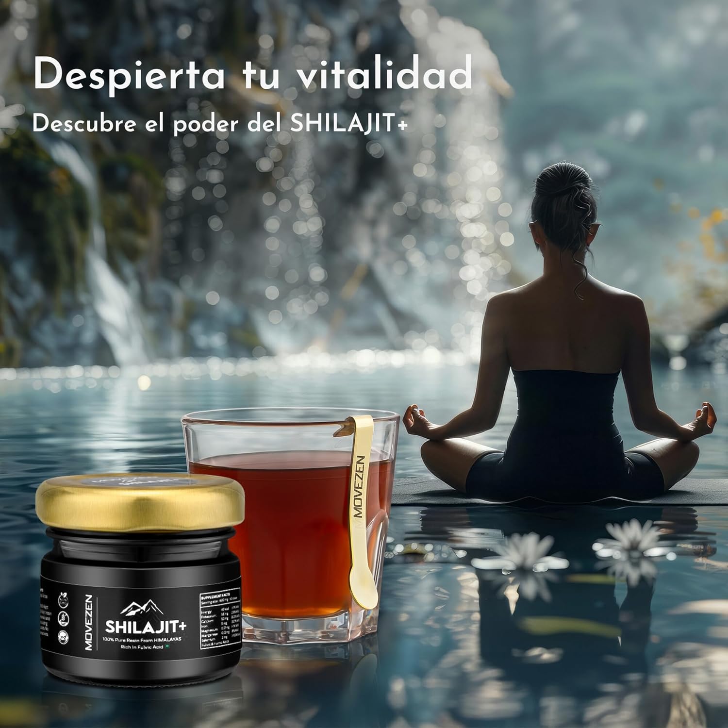 Shilajit Puro del Himalaya Refuerza Vitalidad